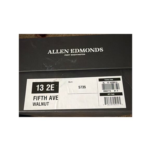 Allen Edmonds Fifth Avenue Oxford (Men) \'Walnut Brown\' Size 13EE New main image 5